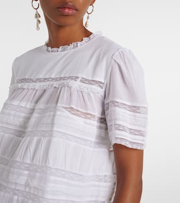Geralda ruffled cotton midi dress | Marant Etoile