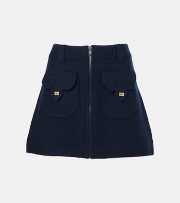 Minigonna in maglia di lana | Ganni