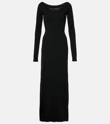 Maxikleid aus einem Wollgemisch | Balenciaga