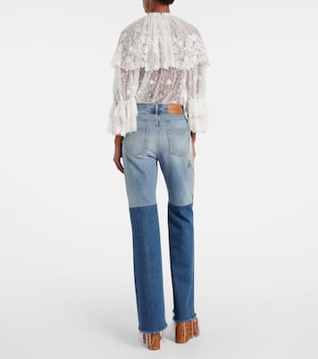 Jeans flared con patchwork | Chloé