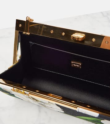 Clutch Marlene in broccato floreale | Dolce&Gabbana