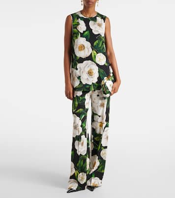 Clutch Marlene in broccato floreale | Dolce&Gabbana