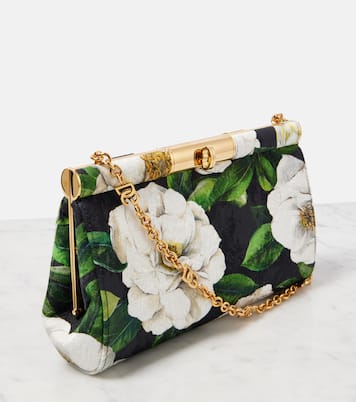 Clutch Marlene in broccato floreale | Dolce&Gabbana