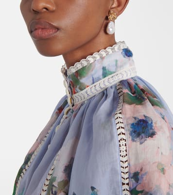Boucles d'oreilles Bloom Baroque en plaqué or à perles | Zimmermann