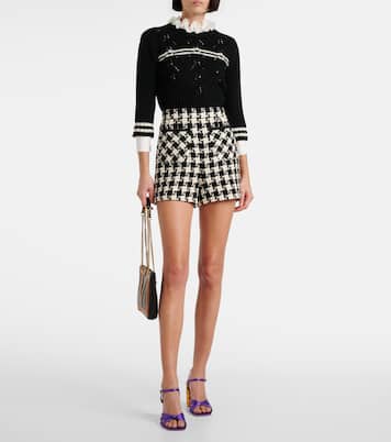 Mossi tweed shorts | Valentino