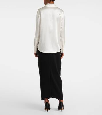 Blusa Mazurca in raso di seta | Max Mara