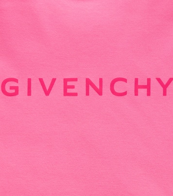 Abito asimmetrico in cotone con logo | Givenchy Kids