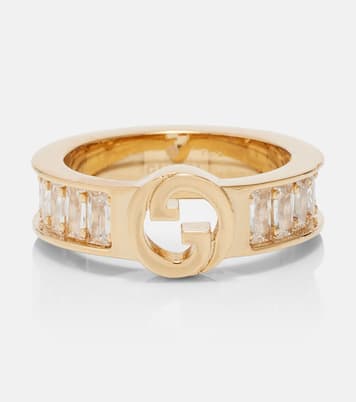 Anillo Gucci Blondie adornado | Gucci