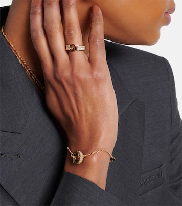 Anillo Gucci Blondie adornado | Gucci