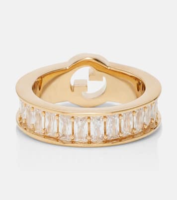 Anillo Gucci Blondie adornado | Gucci