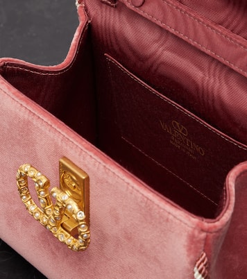 Bolso VSling Mini de terciopelo adornado | Valentino Garavani