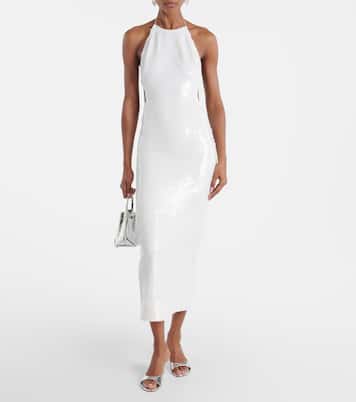 Cindy sequined halterneck midi dress | The New Arrivals Ilkyaz Ozel