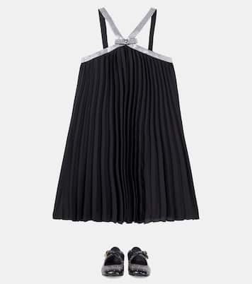 Bailarinas Mary Jane Medusa de piel con tachuelas | Versace Kids