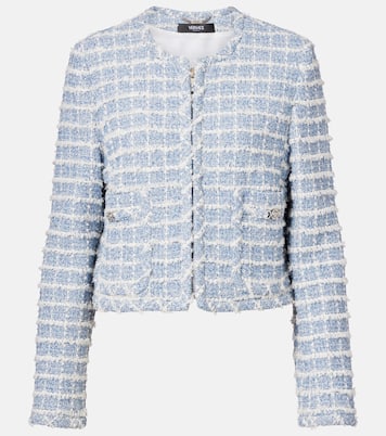 Veste raccourcie Medusa en tweed | Versace