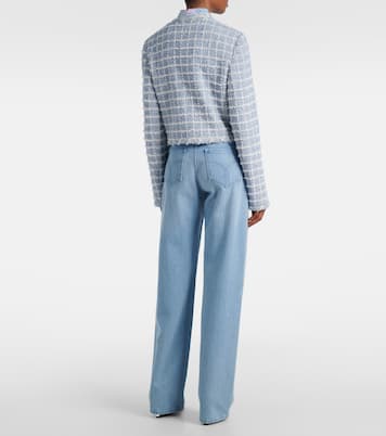 Veste raccourcie Medusa en tweed | Versace