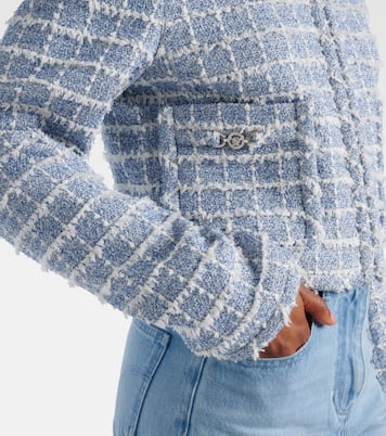 Veste raccourcie Medusa en tweed | Versace