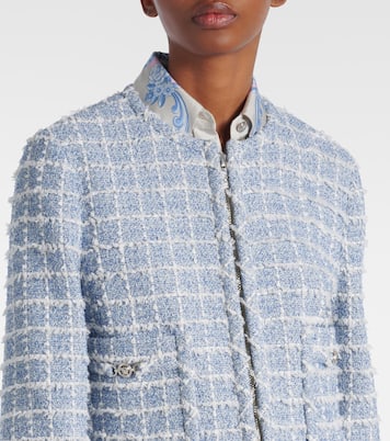Veste raccourcie Medusa en tweed | Versace