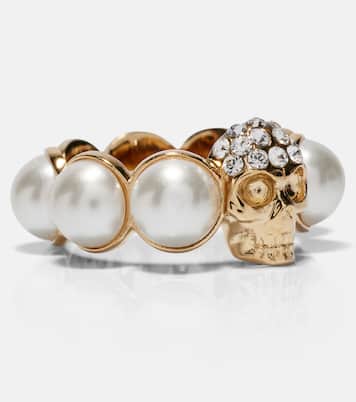 Anillo Skull adornado | McQueen
