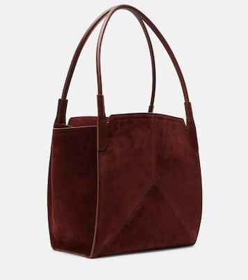 Tote Bag Victoria Small aus Veloursleder | Victoria Beckham