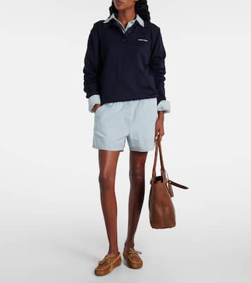 Virgin wool polo sweater | Miu Miu