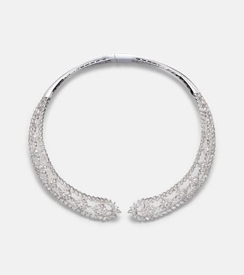 Y-Couture 18kt white gold necklace with diamonds | Yeprem