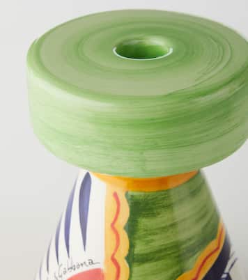 Carretto Small ceramic candle holder | Dolce&Gabbana Casa