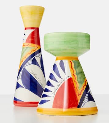 Carretto Small ceramic candle holder | Dolce&Gabbana Casa