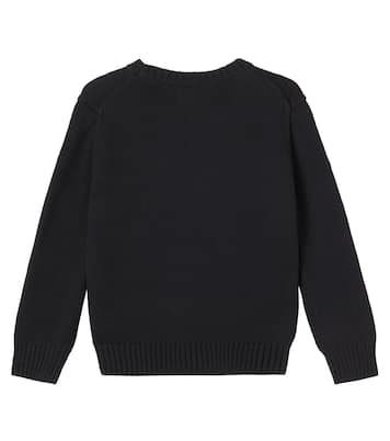 Polo Bear intarsia cotton sweater | Polo Ralph Lauren Kids