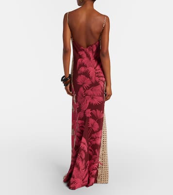 Printed silk slip dress | Johanna Ortiz