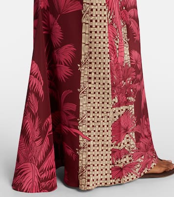 Printed silk slip dress | Johanna Ortiz