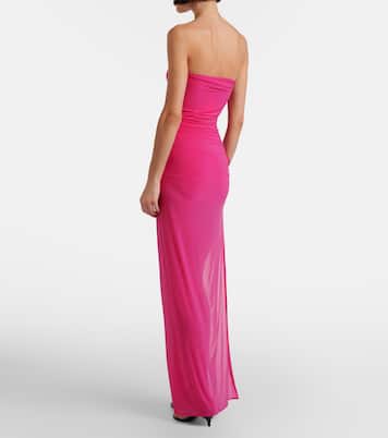 Floral-appliqué jersey gown | Magda Butrym