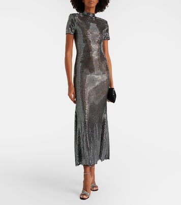 Embellished midi dress | Self-Portrait