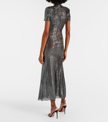 Embellished midi dress | Self-Portrait