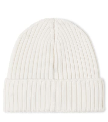 Logo virgin wool beanie | Moncler Enfant