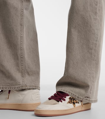 Ball Star leather and suede sneakers | Golden Goose