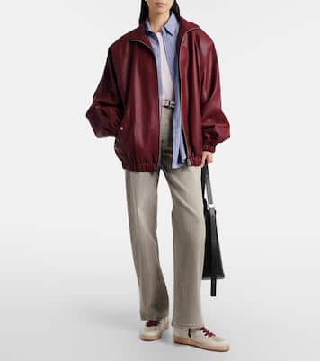 Ball Star leather and suede sneakers | Golden Goose