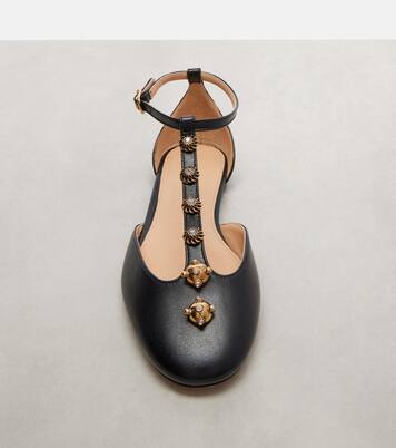 Verzierte Ballerinas Celeste aus Leder | Chloé
