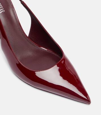 Lidia 70 patent leather slingback pumps | Paris Texas