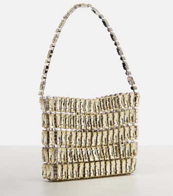 Cassandre Micro crystal-embellished clutch | Saint Laurent