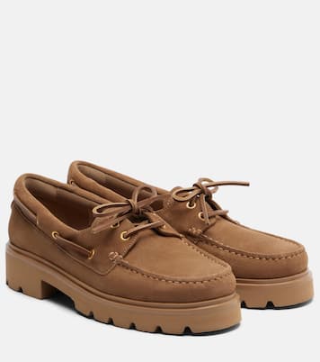 Olonne suede boat shoes | Gianvito Rossi