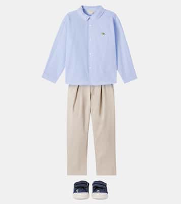 Wes striped cotton poplin shirt | Konges Sløjd