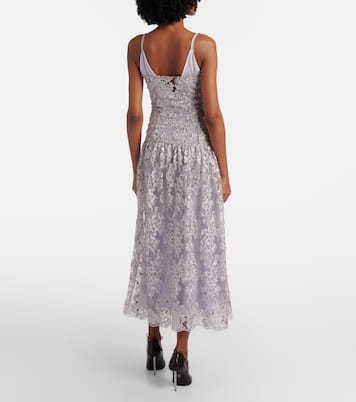 Embellished lace cocktail dress | Jacques Wei