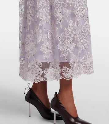 Embellished lace cocktail dress | Jacques Wei