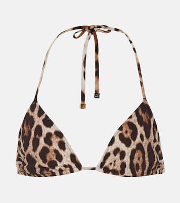 Top bikini leopardato | Dolce&Gabbana