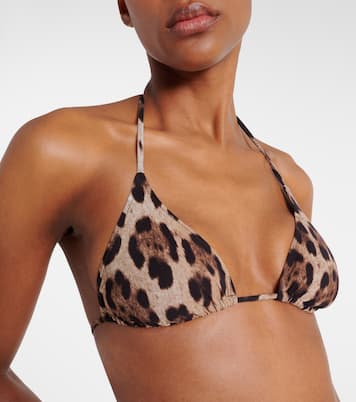 Top bikini leopardato | Dolce&Gabbana