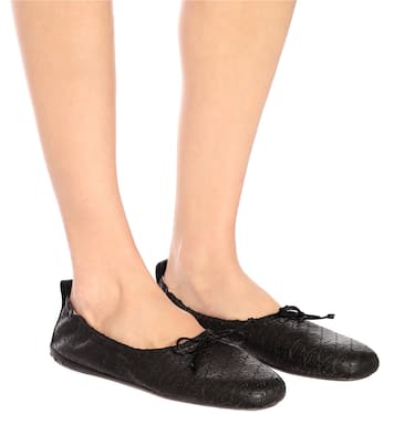 Ballerines en cuir embossé | Tod's