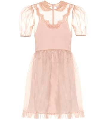 Miniabito in organza di seta | REDValentino