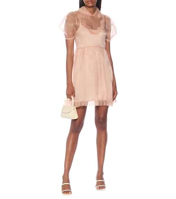 Miniabito in organza di seta | REDValentino