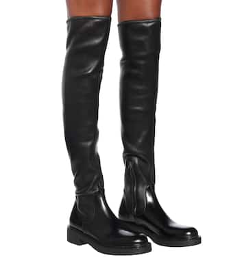 Botas mosqueteras de piel | Prada