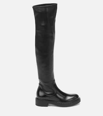 Botas mosqueteras de piel | Prada